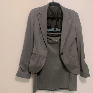 Two piece gray suit from Express